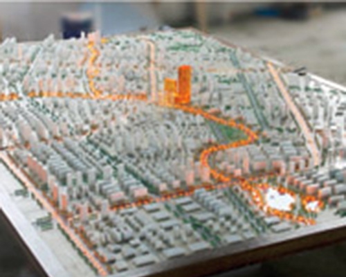 城市規劃沙盤模型